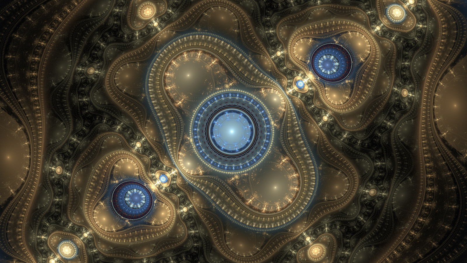 Яркие узоры стимпанк