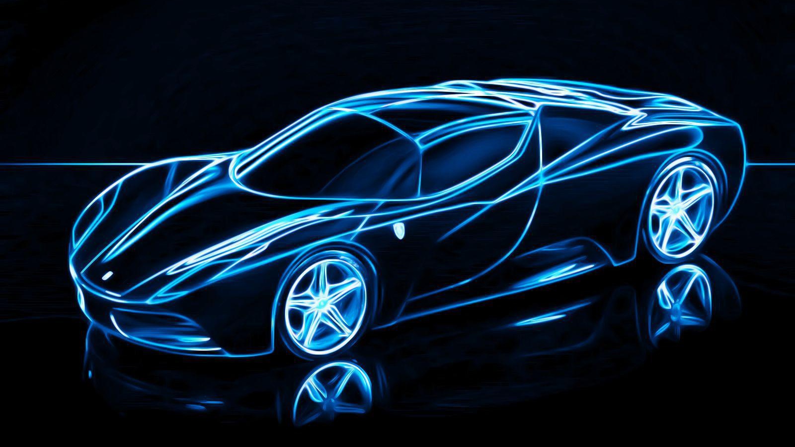 Автомобиль из неона