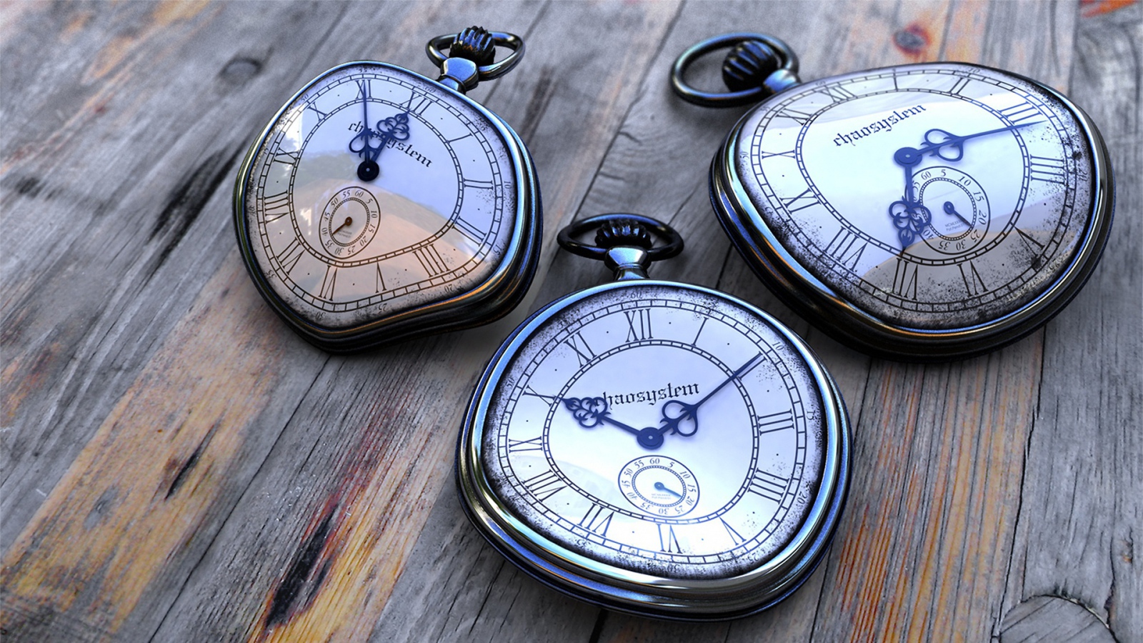 Изогнутые часы