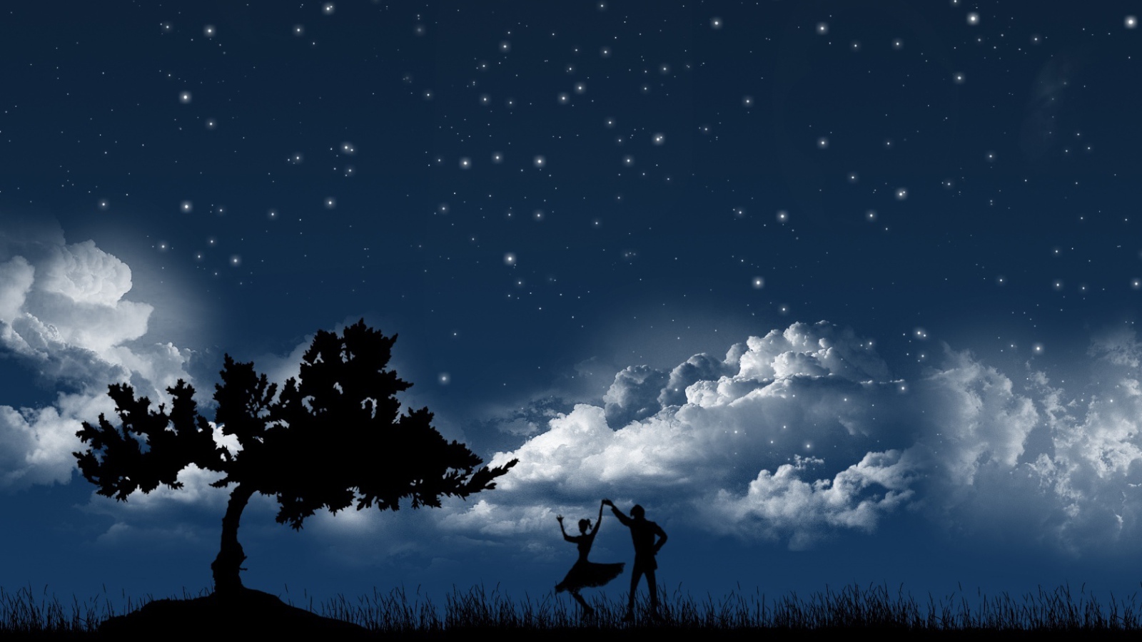 Танец под луной