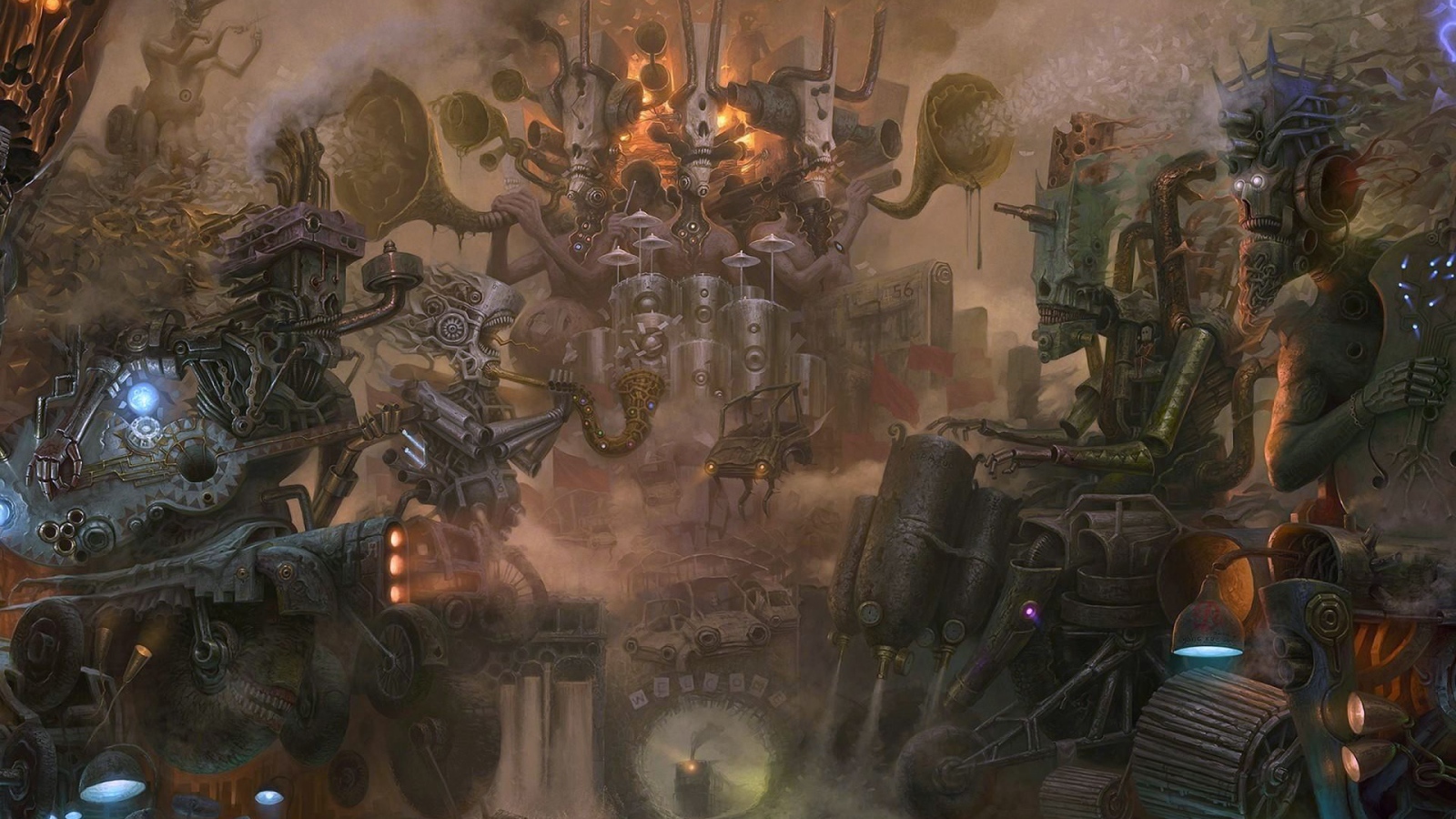 Фантастические конструкции стимпанк