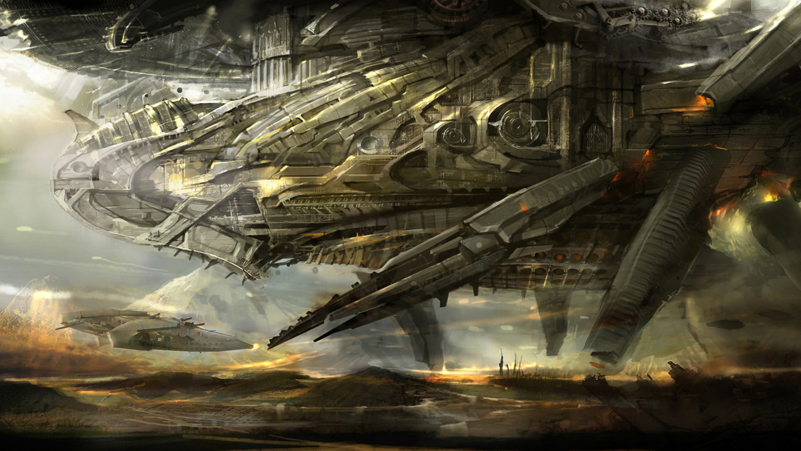 Сухопутный монстр стимпанк