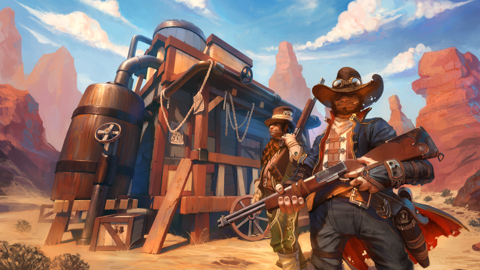 Бандиты на диком западе