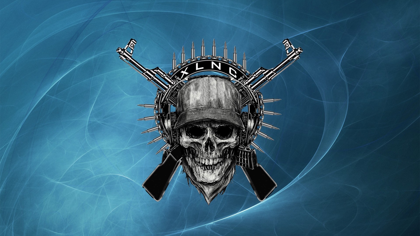 Череп и два автомата