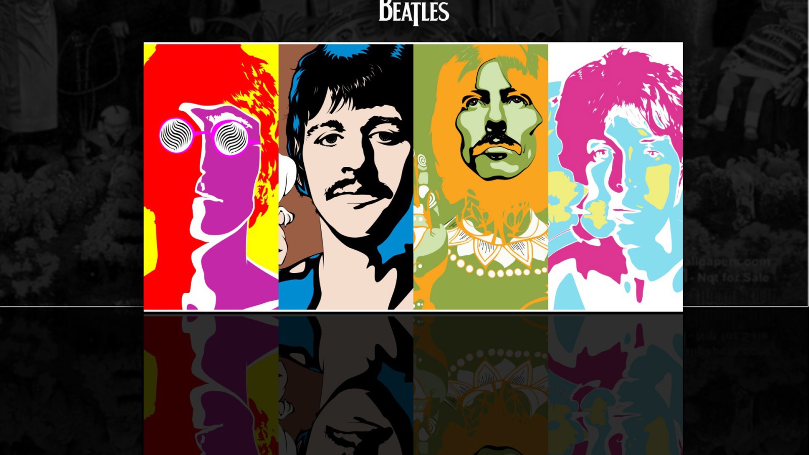 Картина Энди Уорхола The Beatles