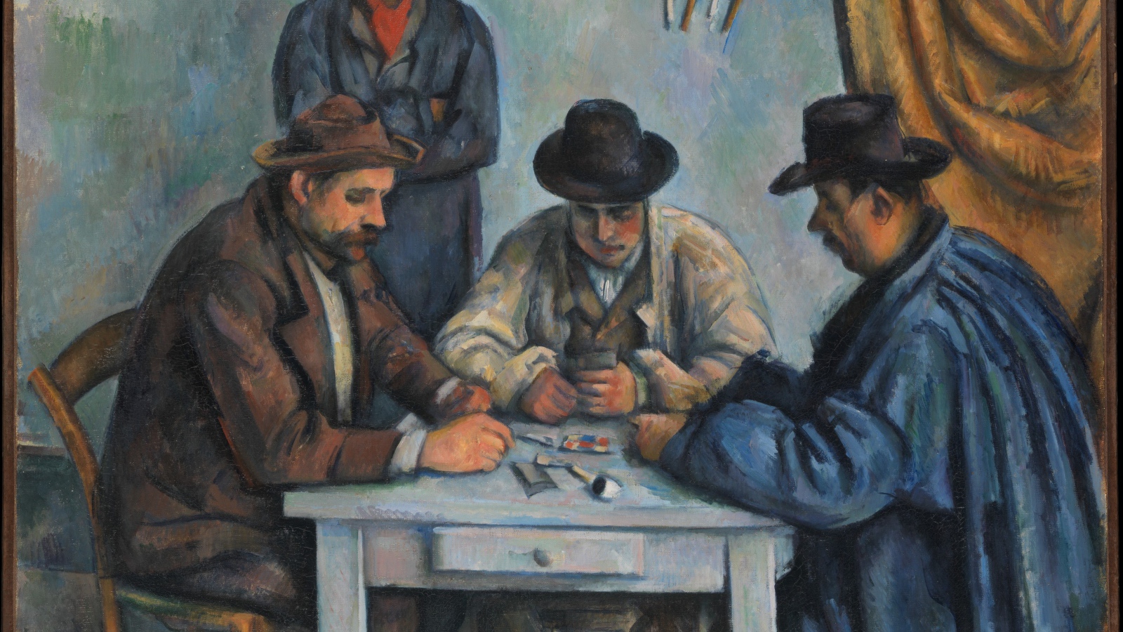 Картина Сезанна - покер