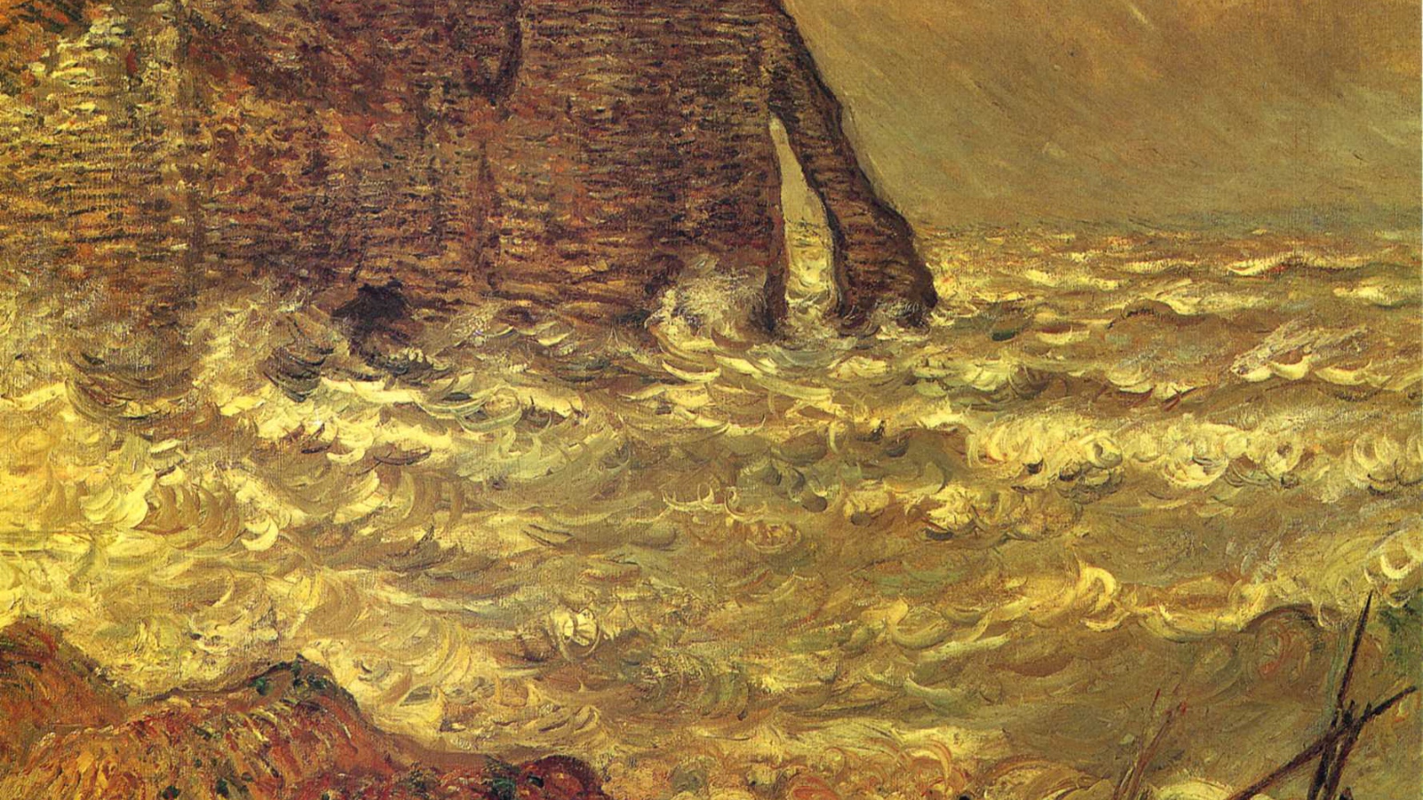 Картина Клода Моне - океан