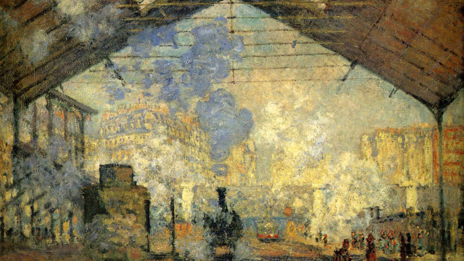 Картина Клода Моне - Железнодорожная станция