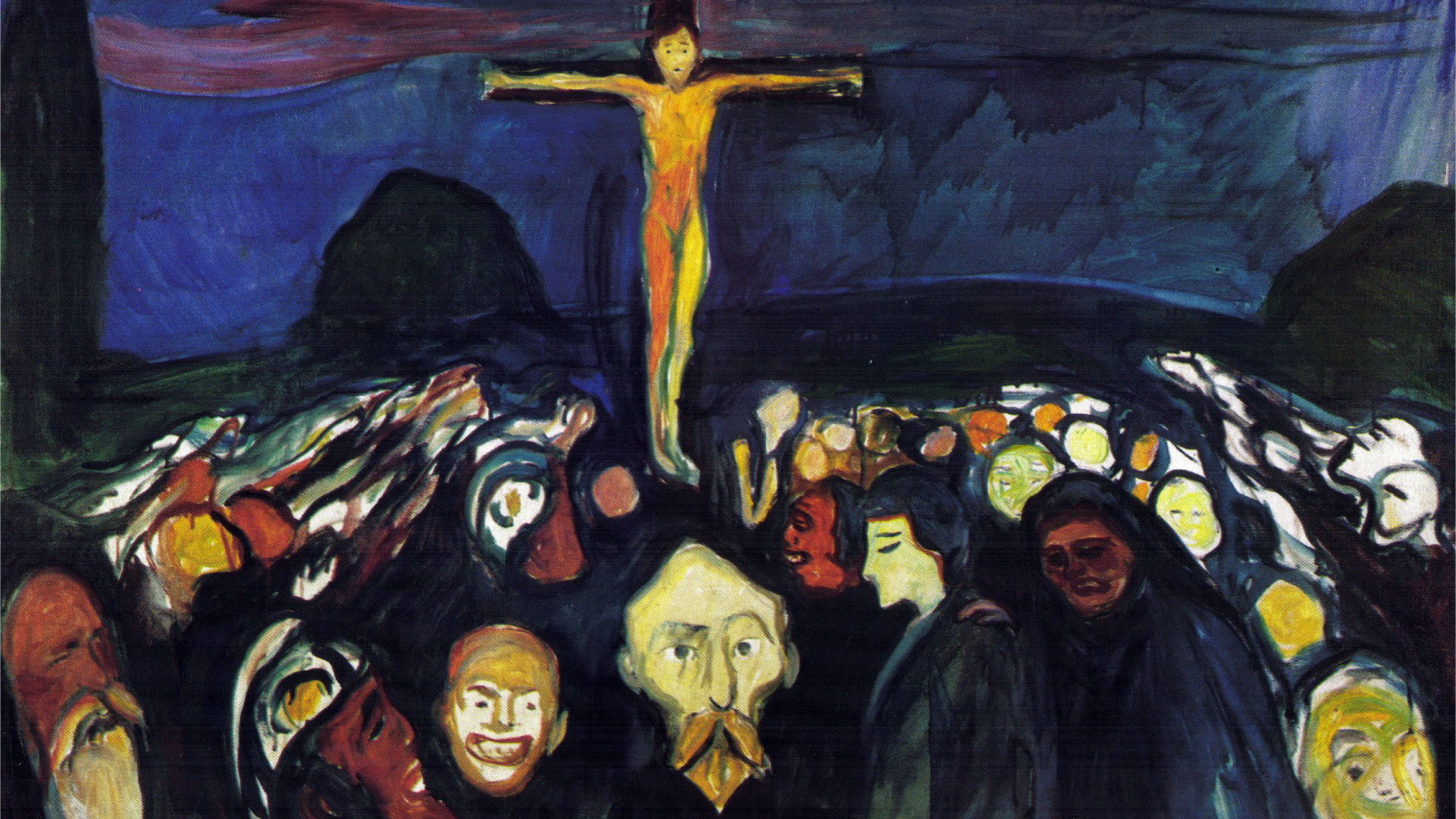 Картина Эдварда Мунка - Голгофа