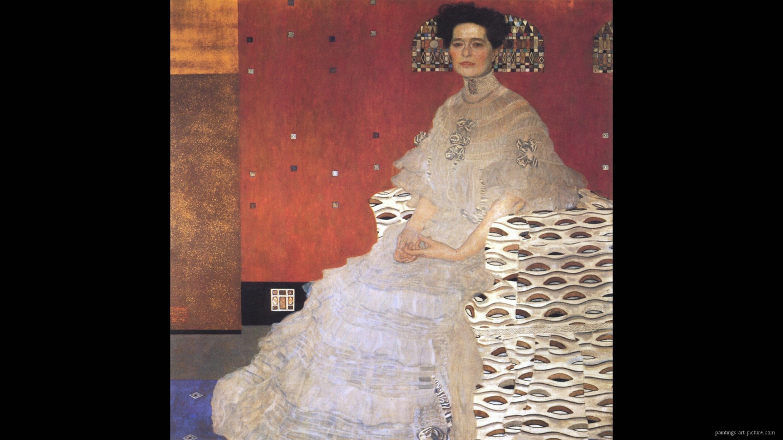 Картина Густава Климта - Fritza Riedler