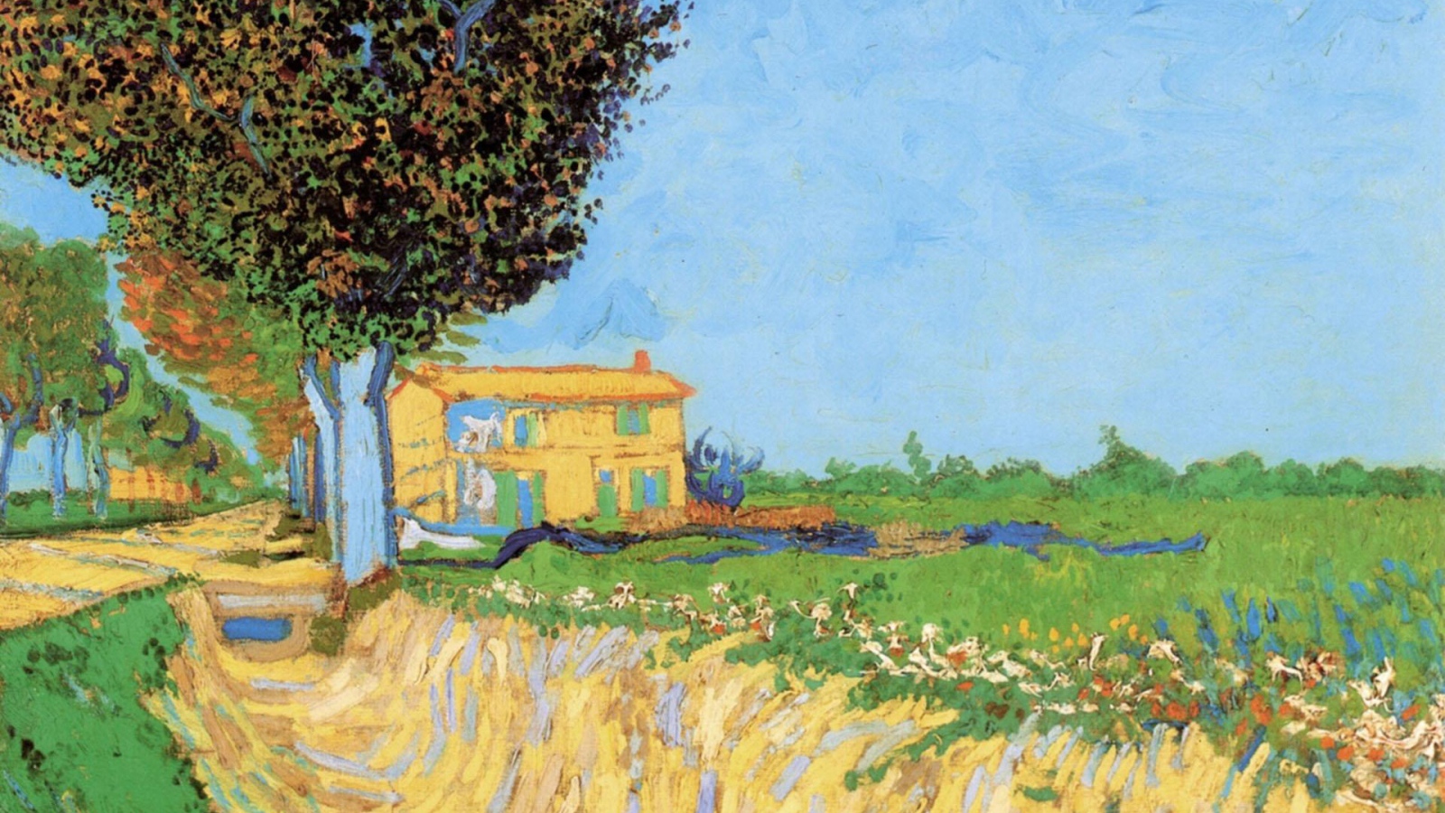 Картина Винсента Ван Гога - переулок рядом Арль