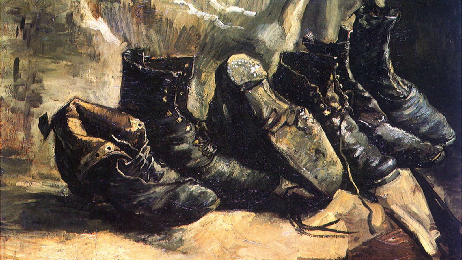 Картина Винсента Ван Гога - Старые туфли