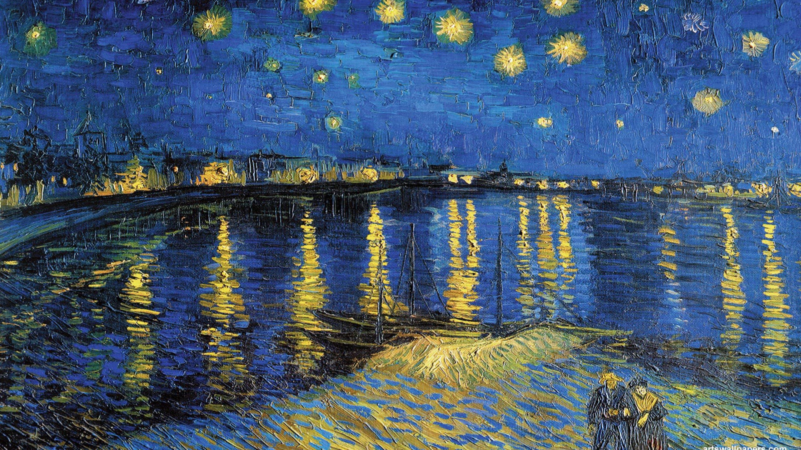 Картина Винсента Ван Гога - Звездная ночь