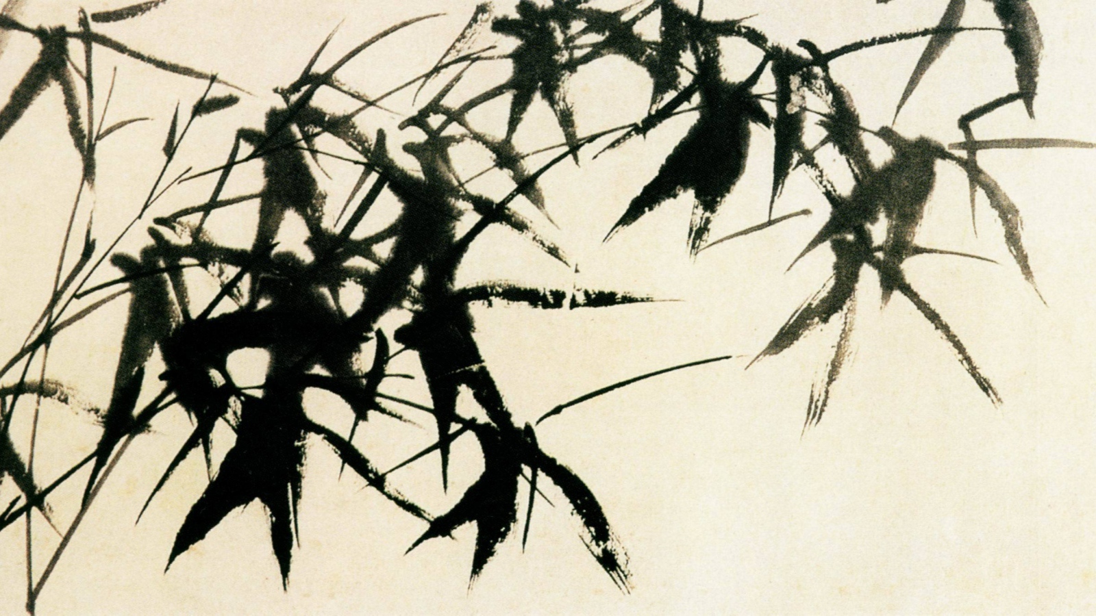 Картина Марлен Дюма - черный куст