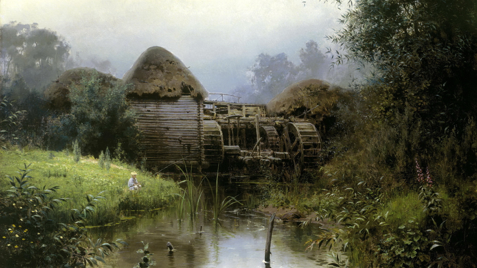 Старая водяная мельница