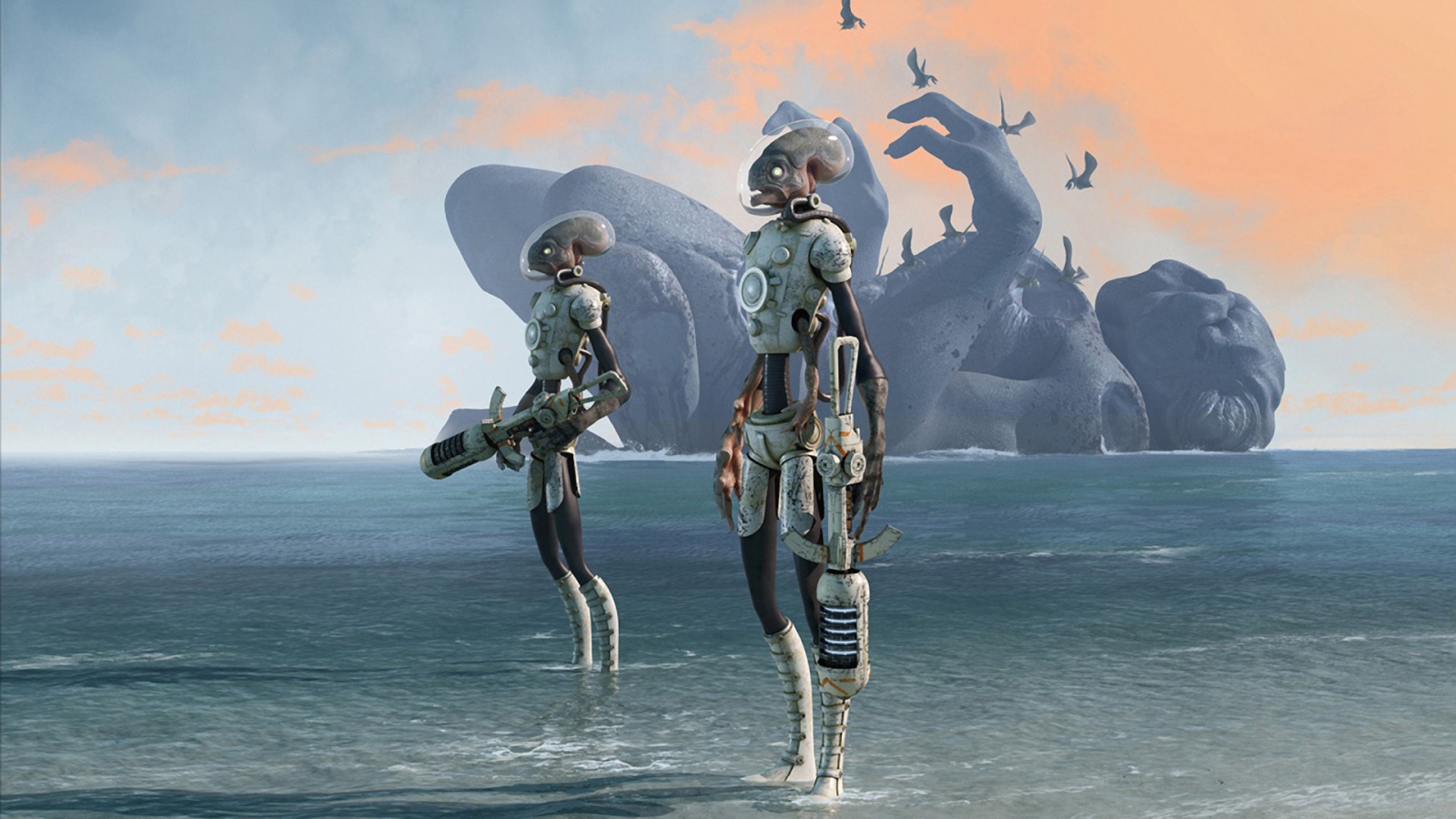 Инопланетяне на пляже