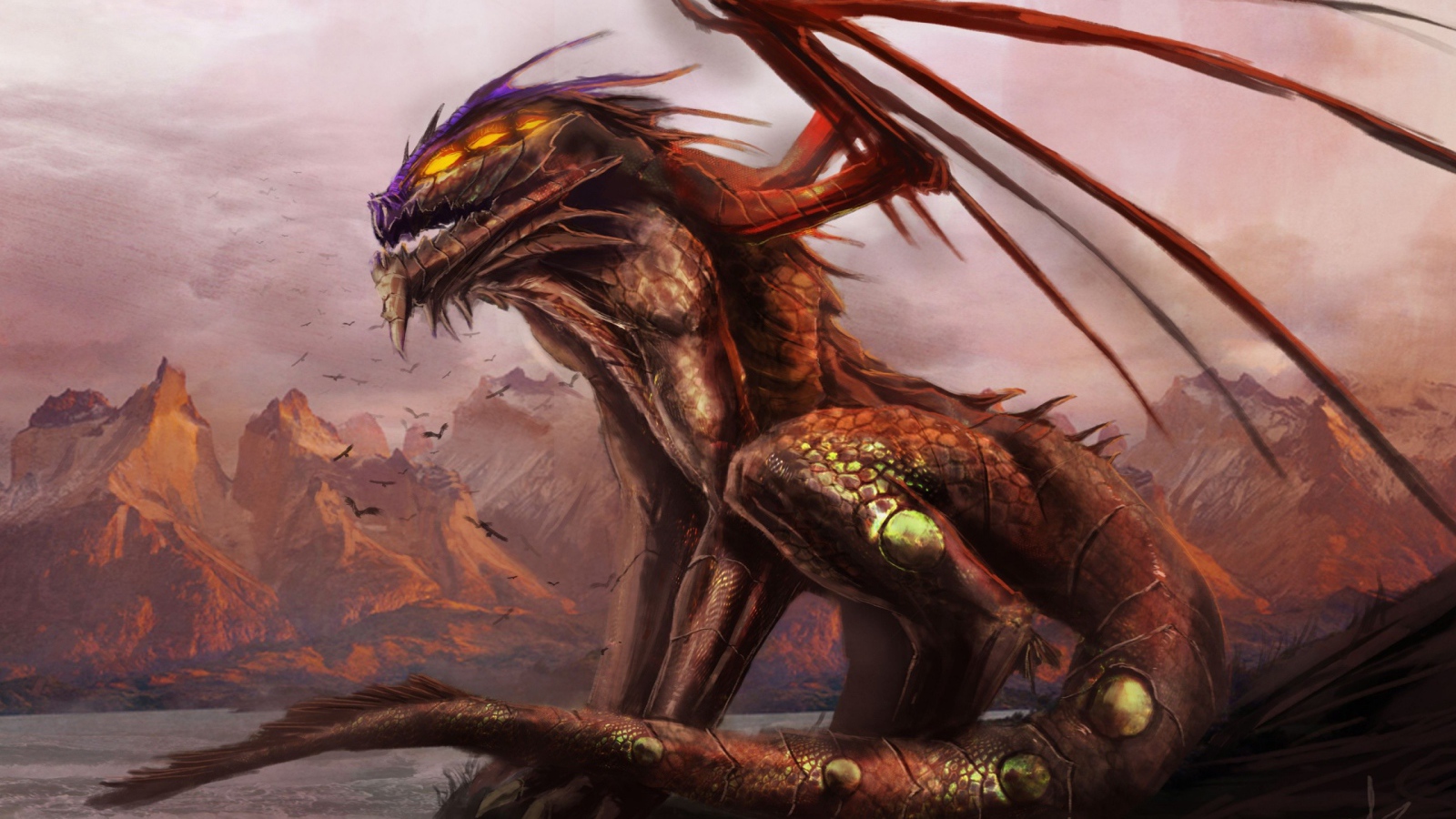 Дракон сидит у моря