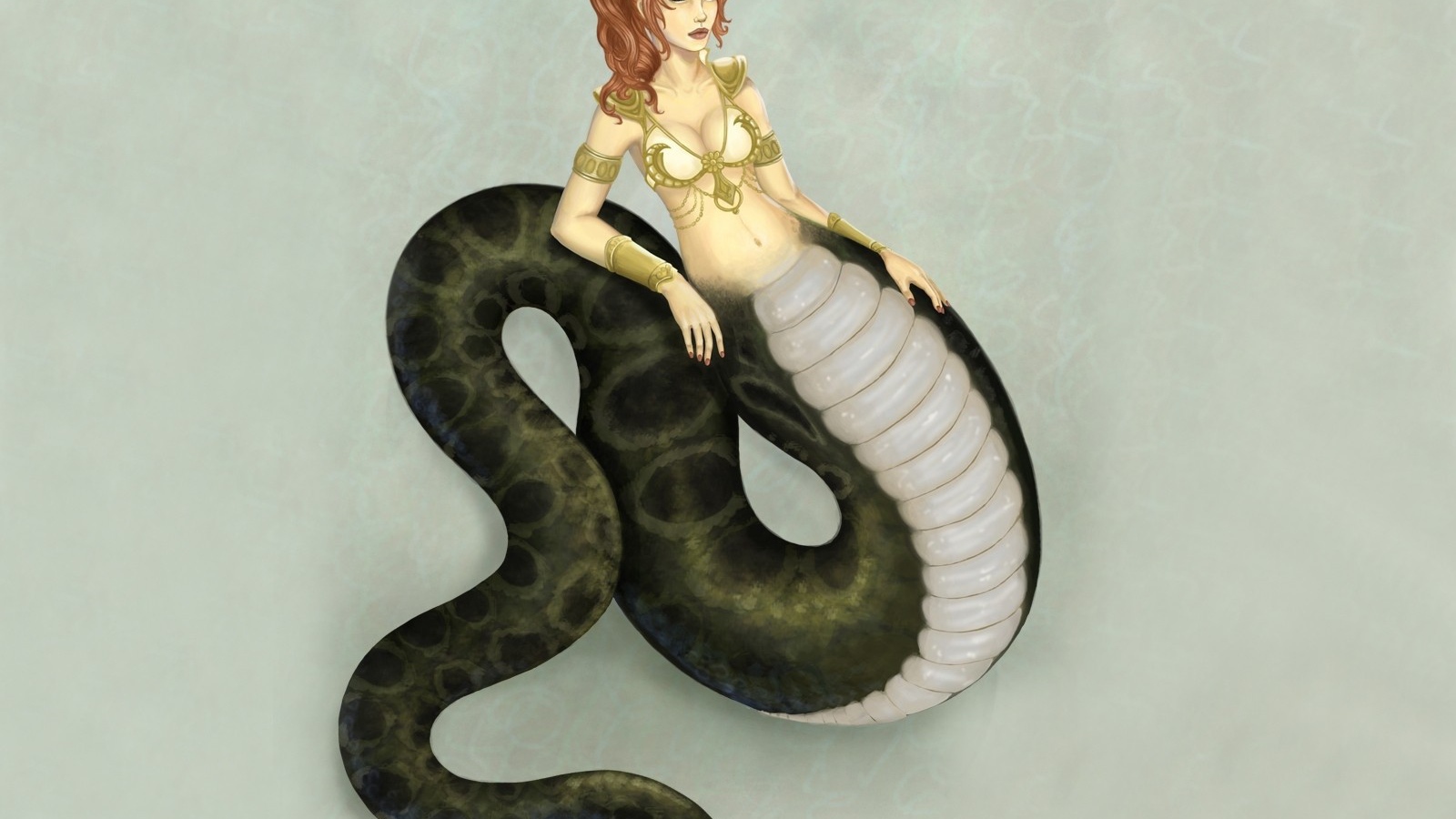 Девушка змея