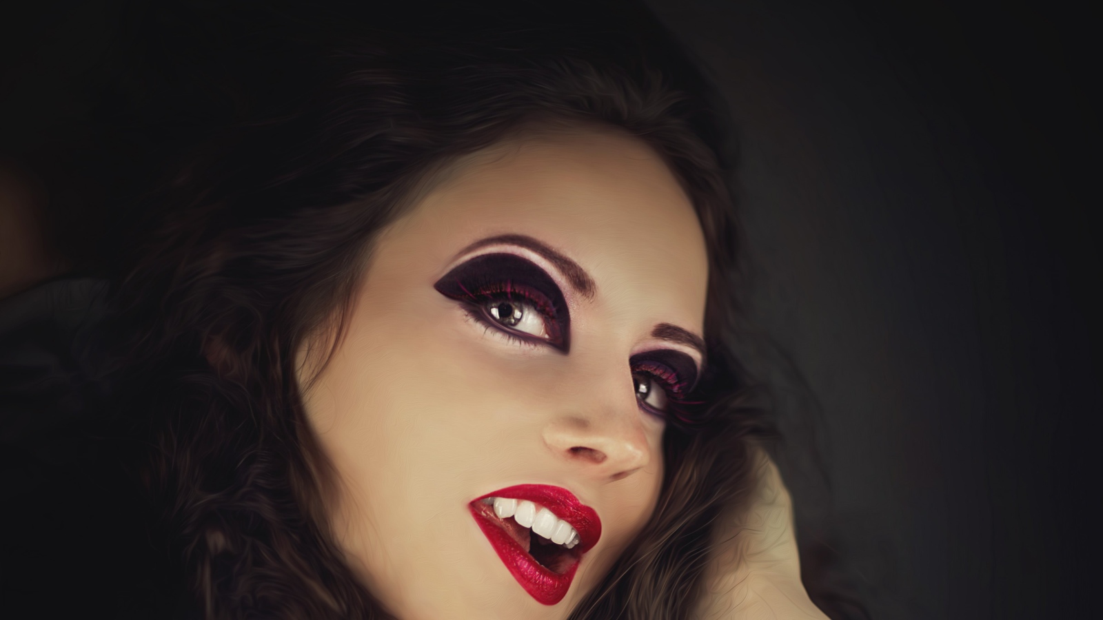 Великолепная девушка вампир