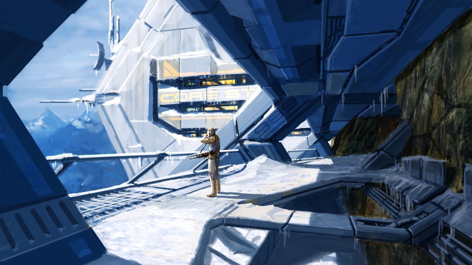 Человек на станции