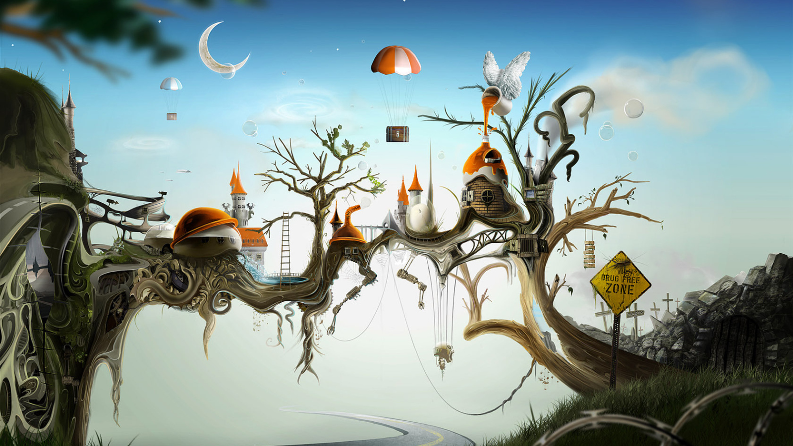 Город на деревьях