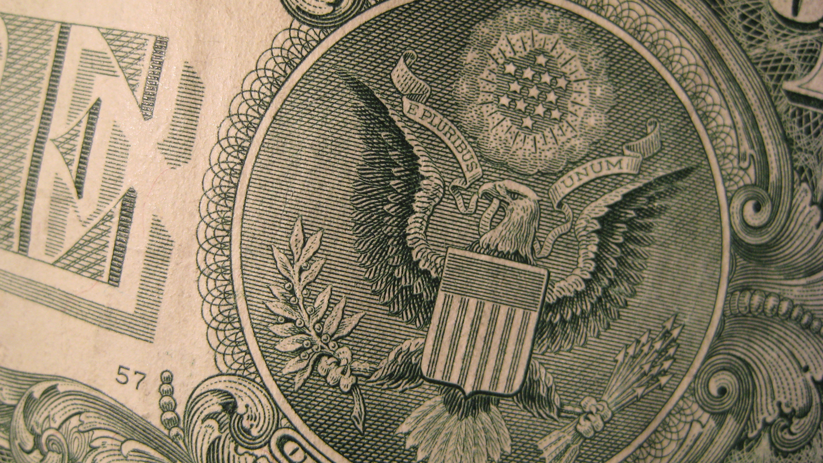 Герб на долларе