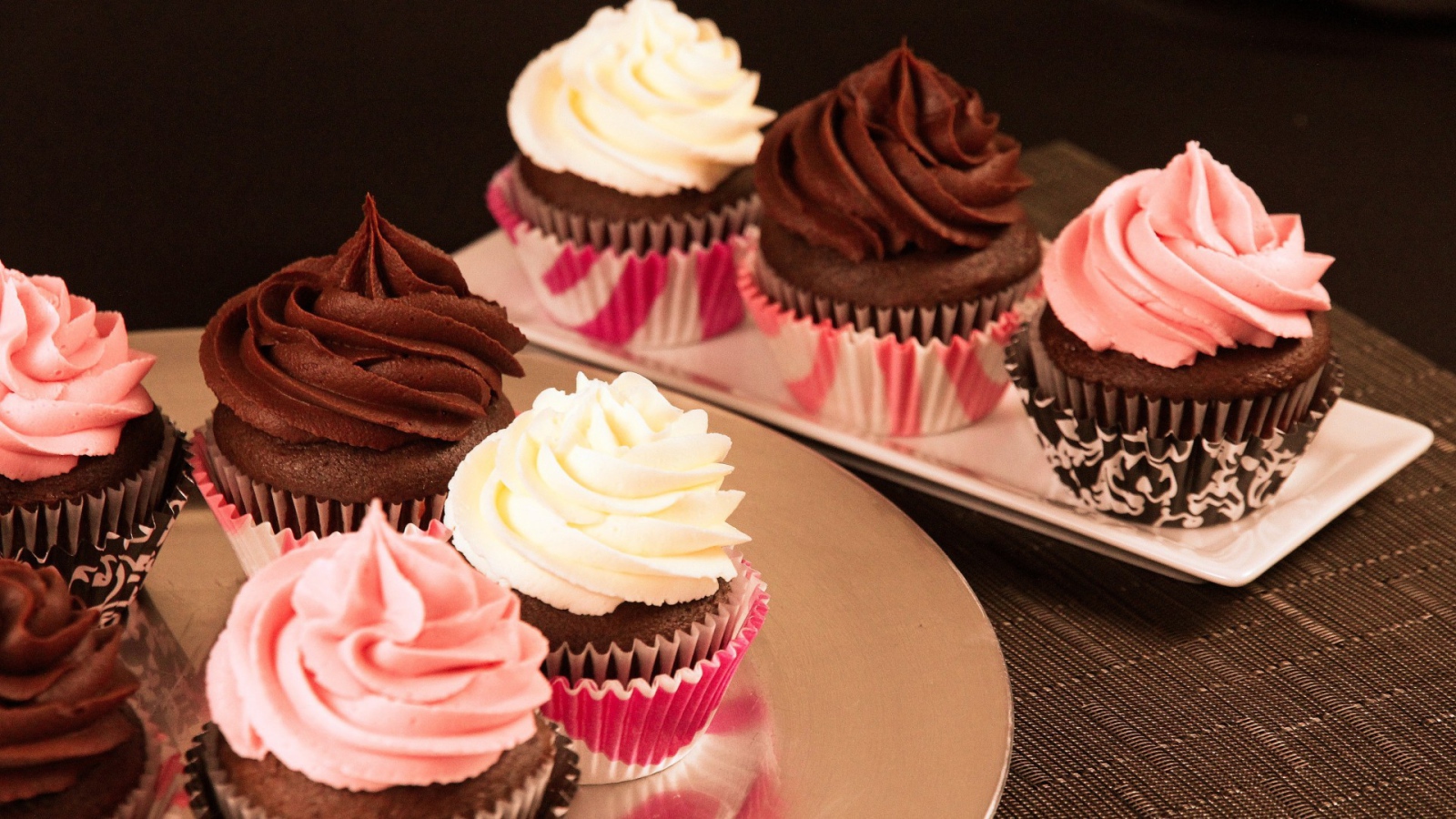 Кексы с кремом