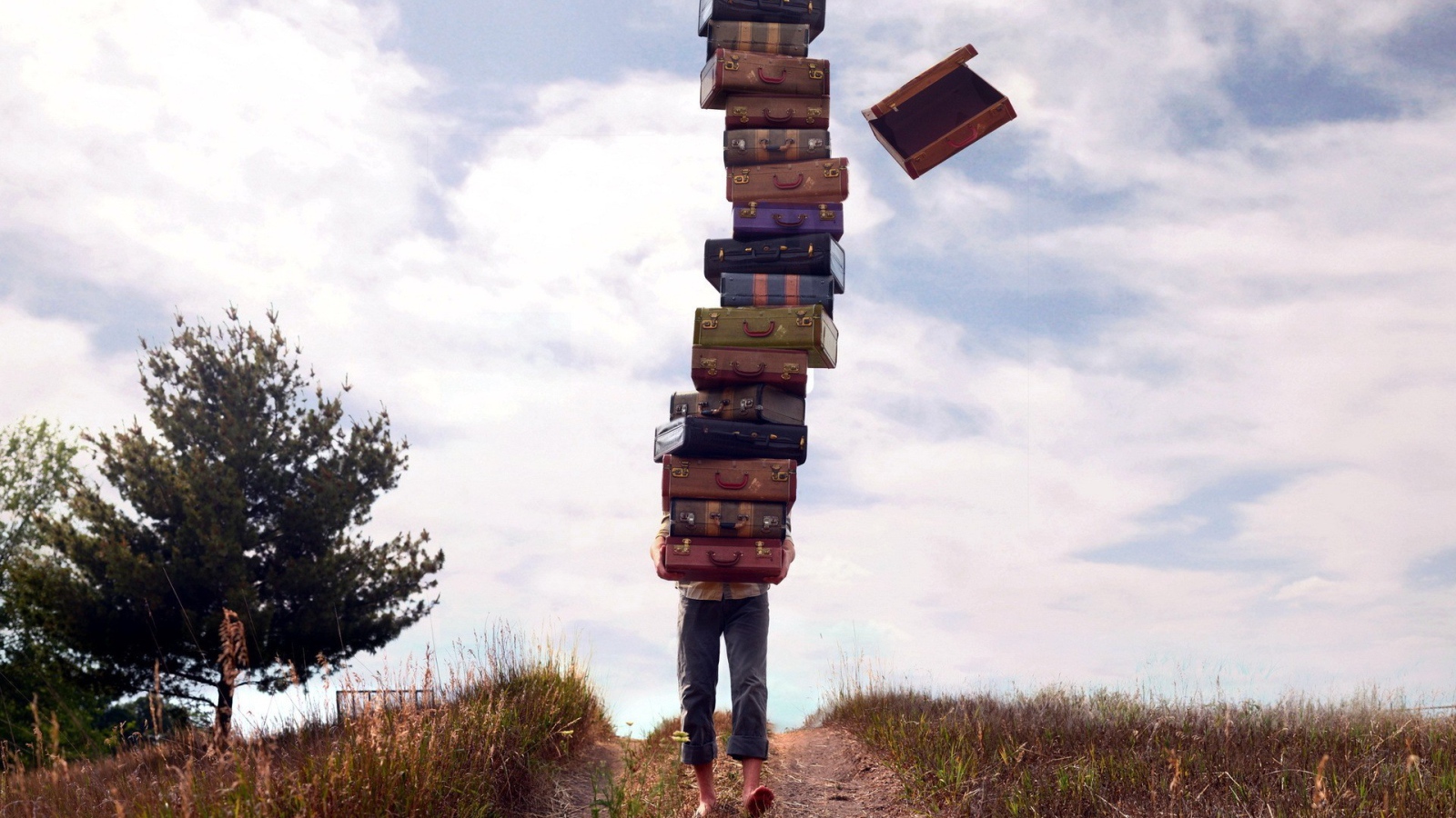 Человек с чемоданами