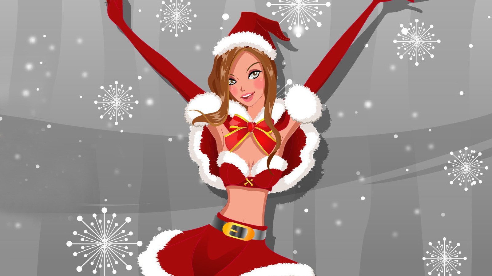 Девочка в Новогоднем костюме