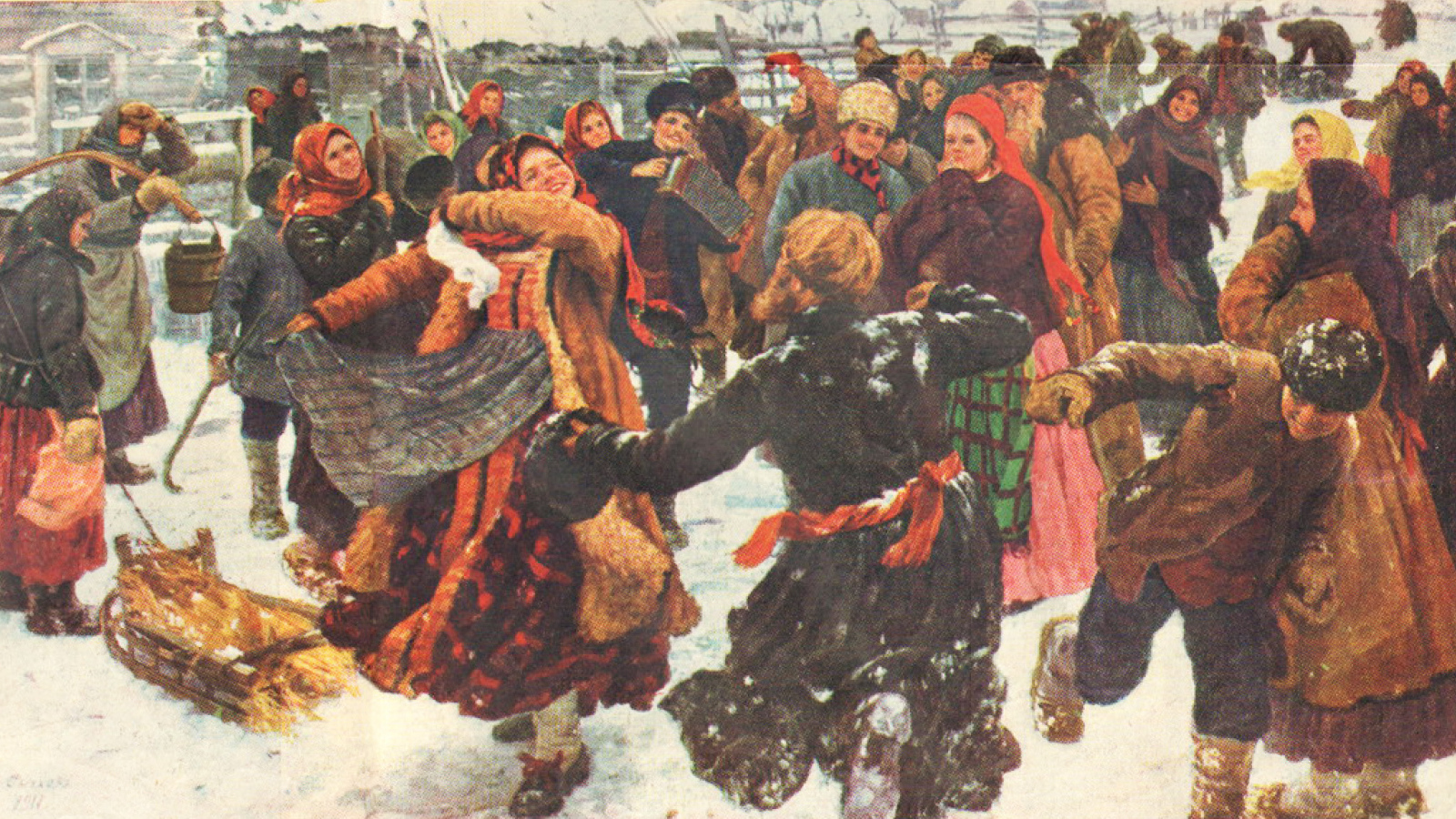 Хоровод на Масленицу