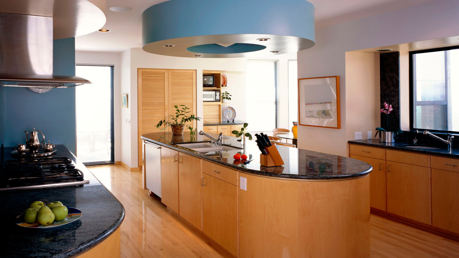 Интерьер комнаты кухни