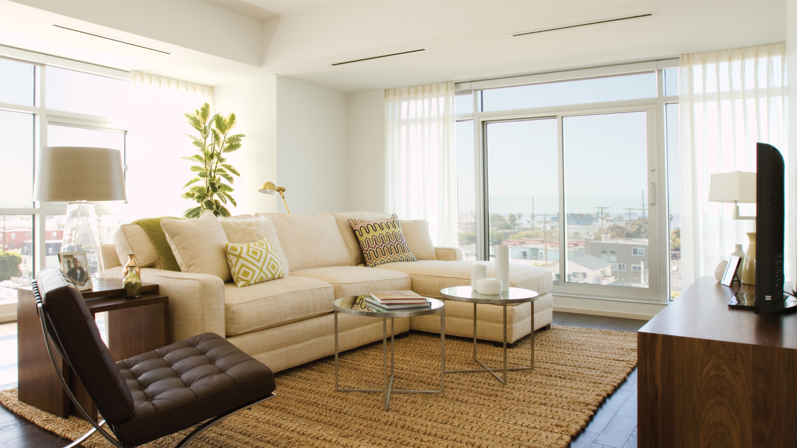 Стиль комнаты в городской квартире