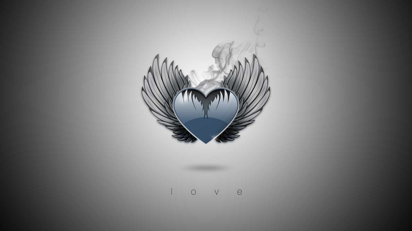 Сердечко с крыльями