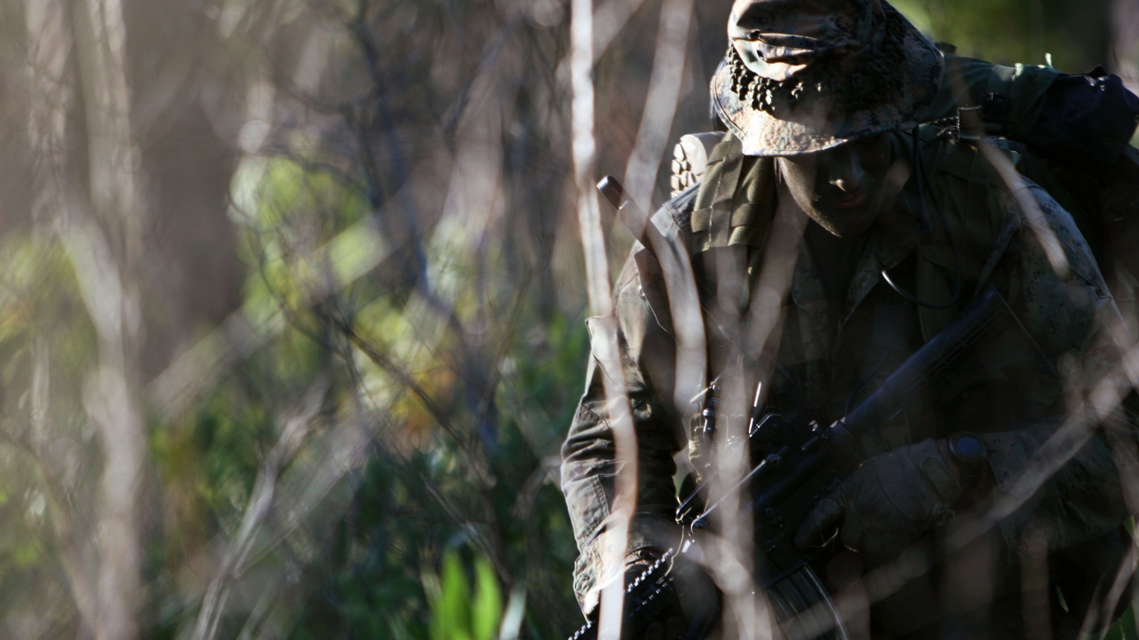 Солдат на задании