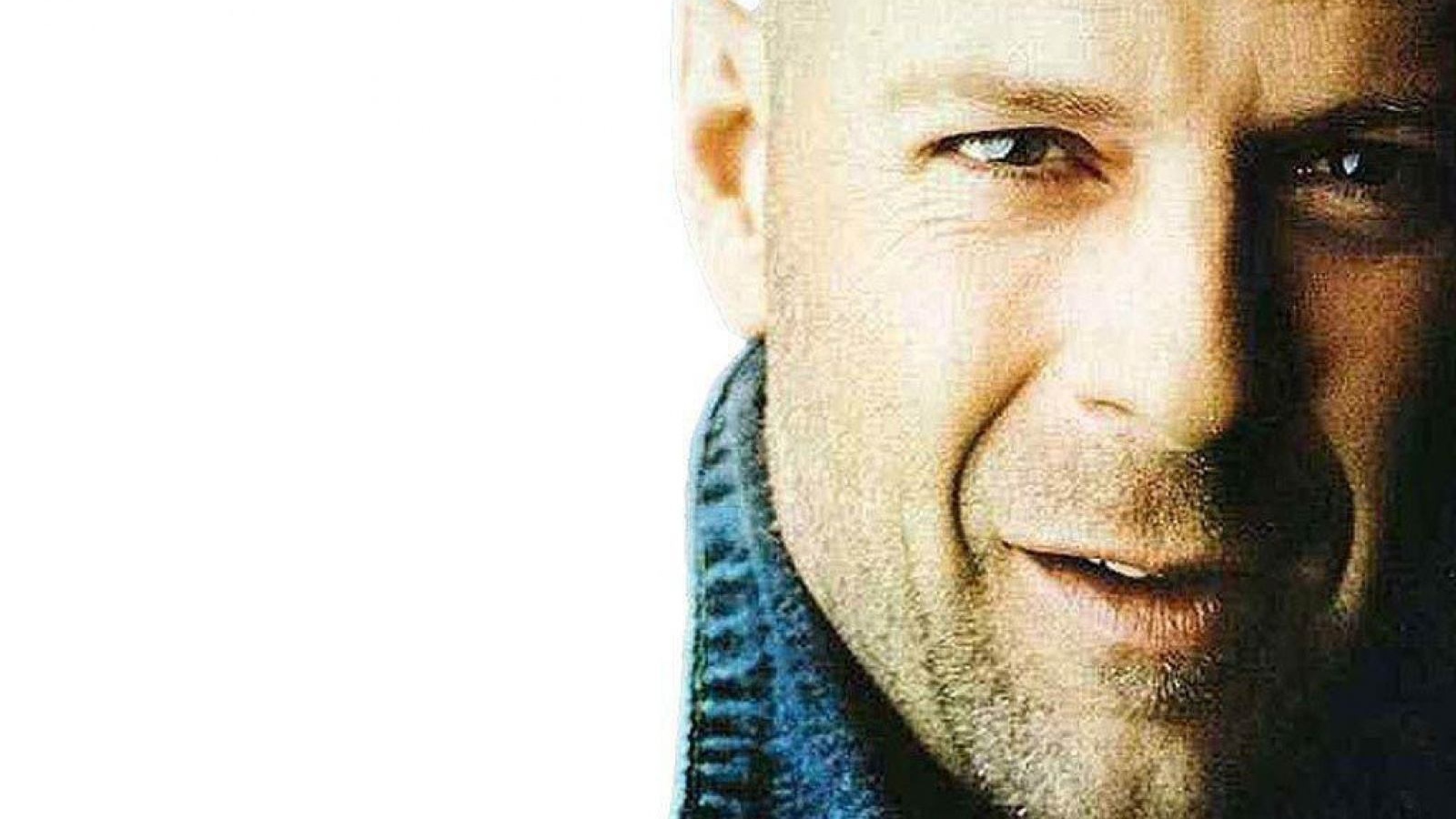 Известный киноактер Брюс Уиллис крупным планом