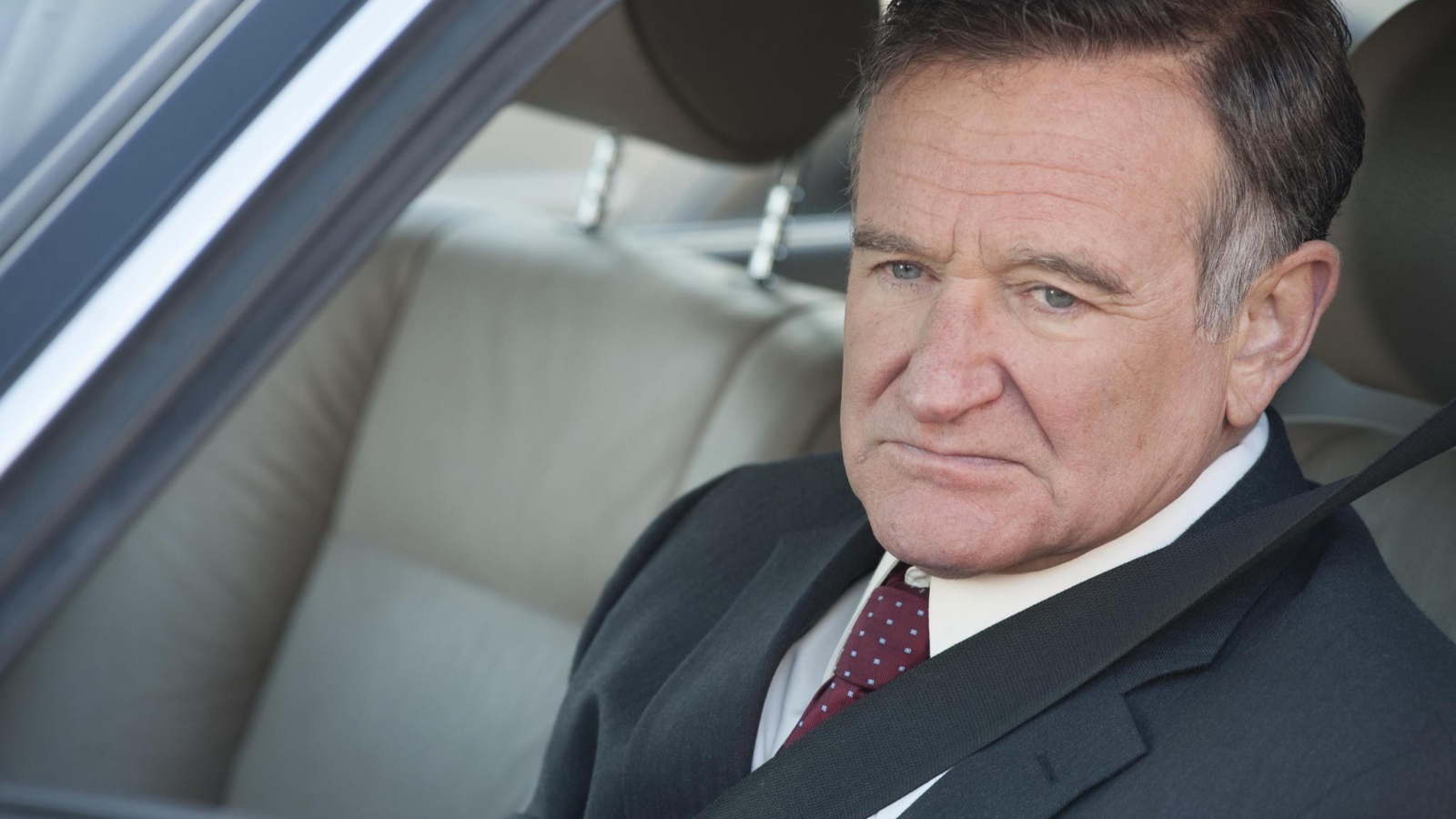 Робин Уильямс за рулем автомобиля