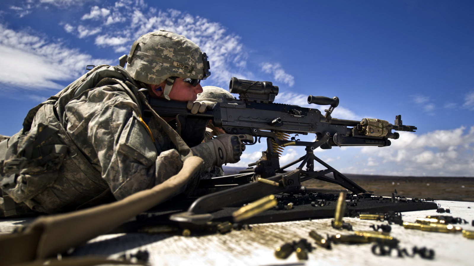 Стрельба из пулемета