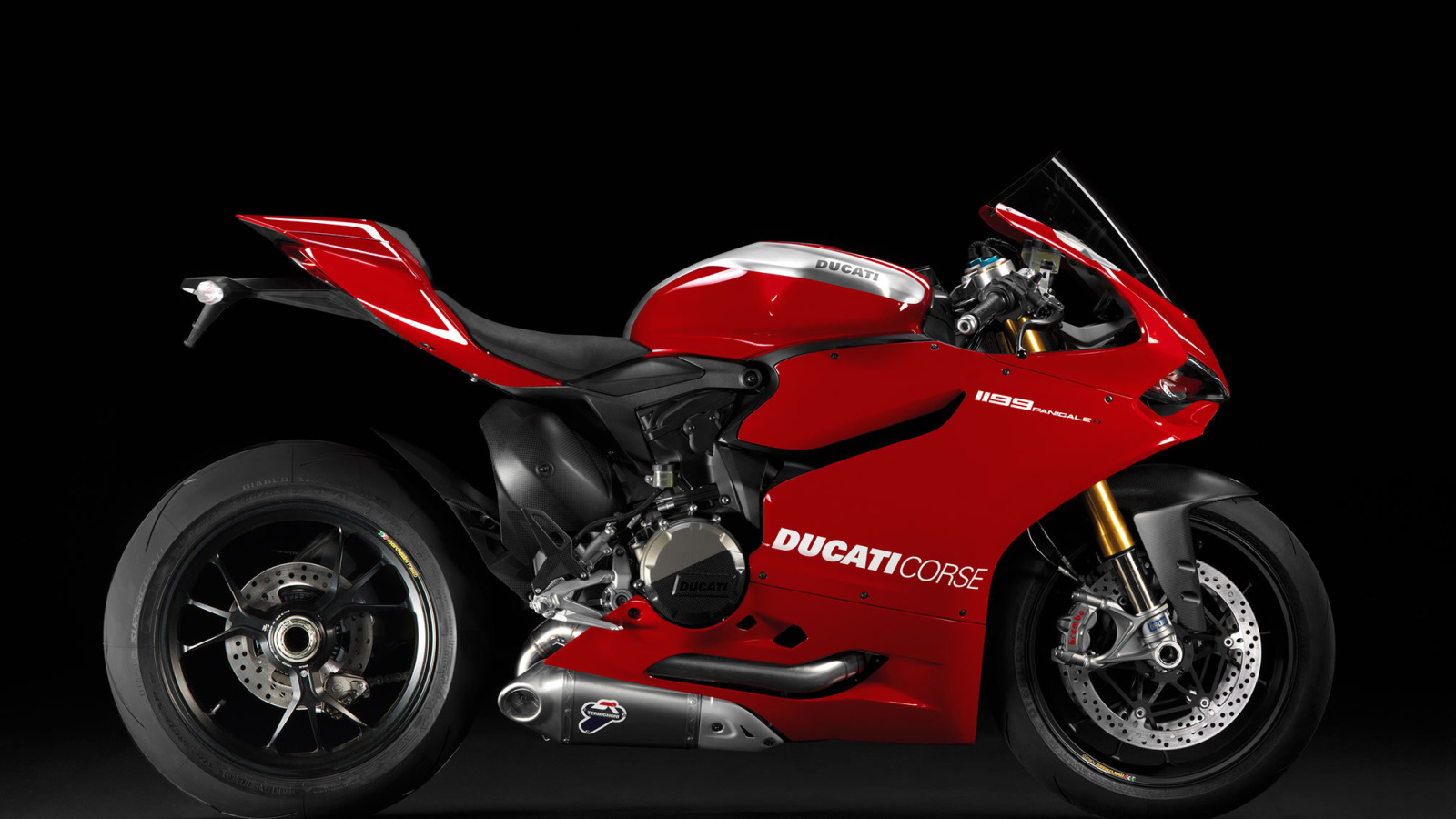 Красивый мотоцикл Ducati Superbike 1199 Panigale