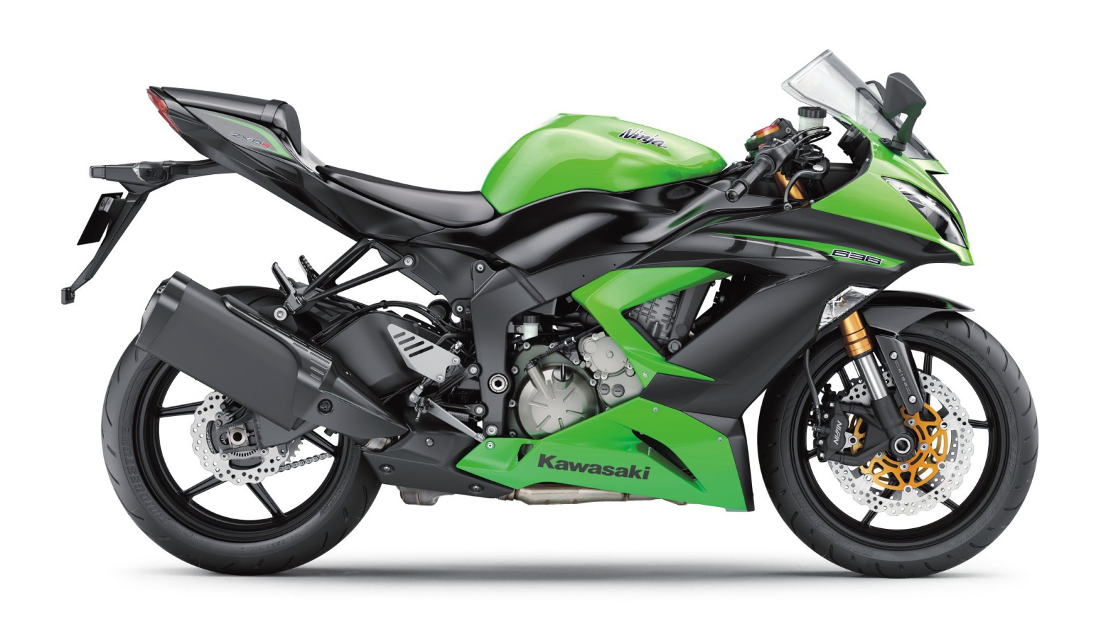 Мотоцикл модели Kawasaki Ninja ZX-6R 636 Performance