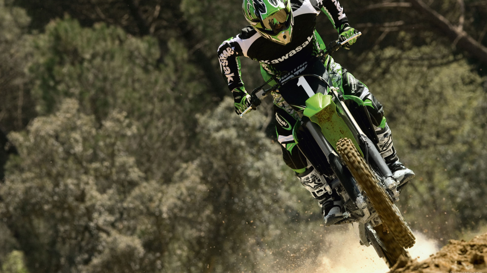 Быстрый мотоцикл Kawasaki KX 250 F