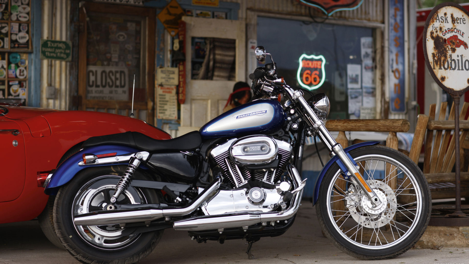 Невероятный мотоцикл Harley-Davidson XL 1200C Sportster Custom