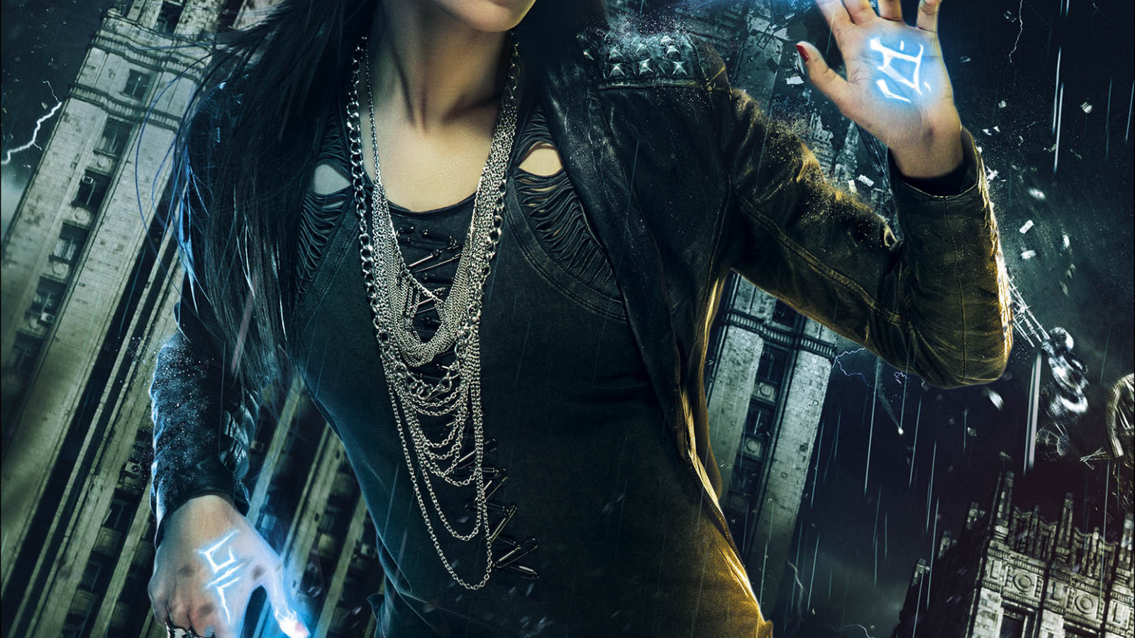 Темный мир: Равновесие постер с героиней