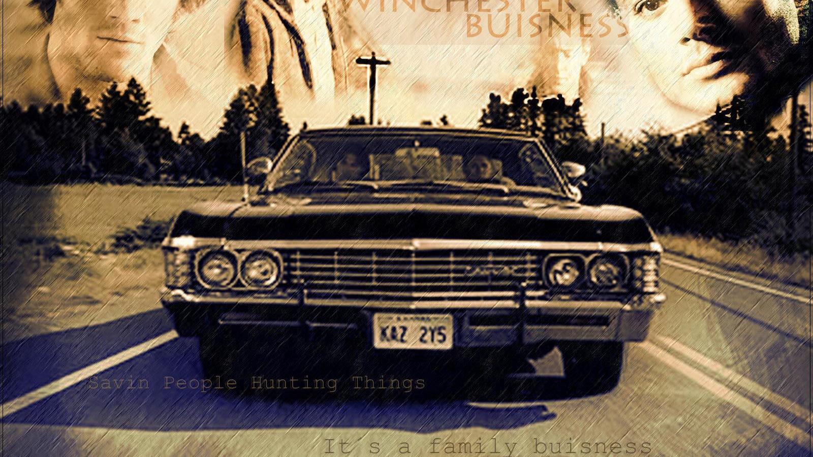 Автомобиль Винчестеров из сериала Сверхъестественное