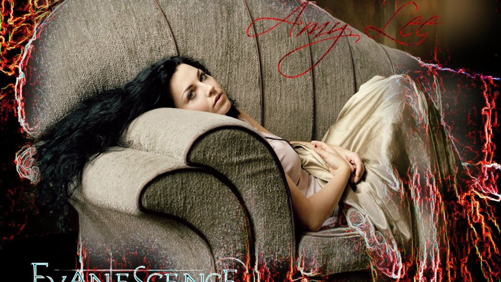 Красивые обои с Эми Ли из Evanescence