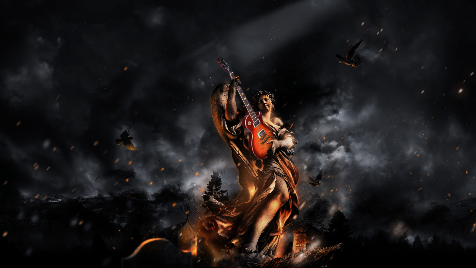 Муза с гитарой