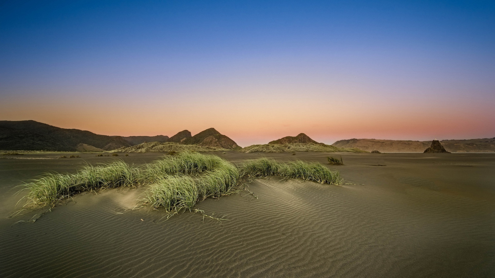 Серый пейзаж пустыни