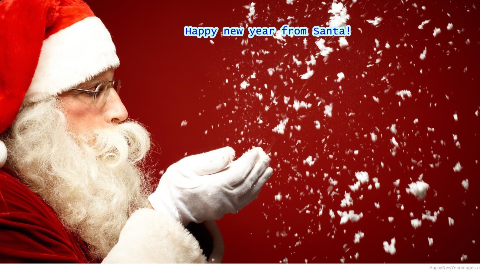 Санта желает Счастливого Нового года