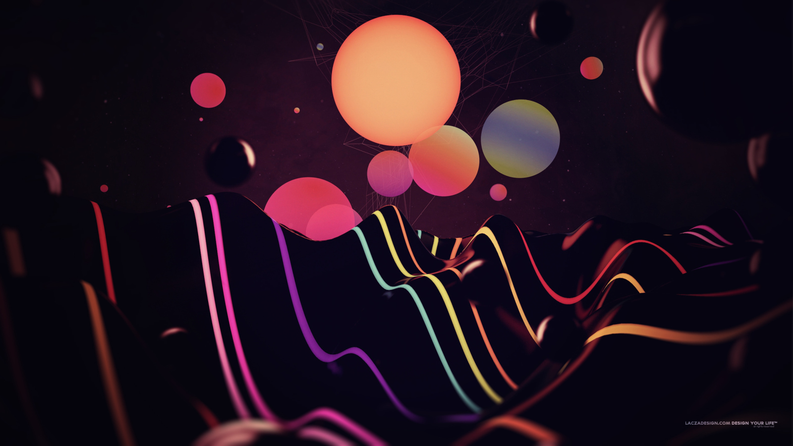 Разноцветные линии