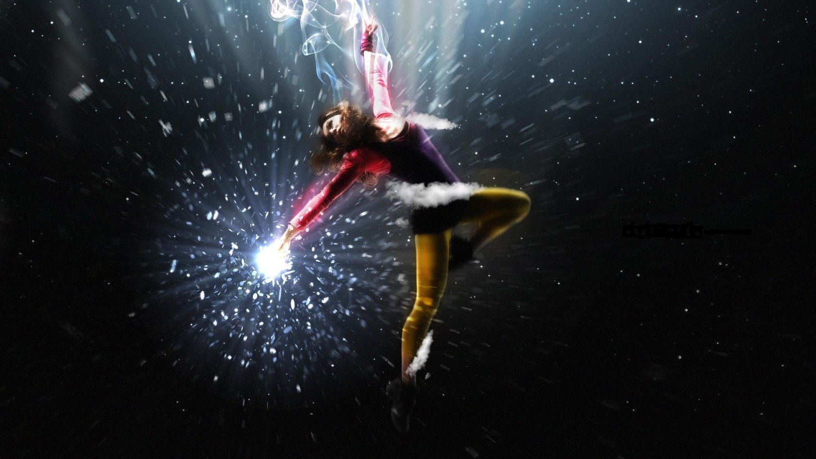 Девушка в полете