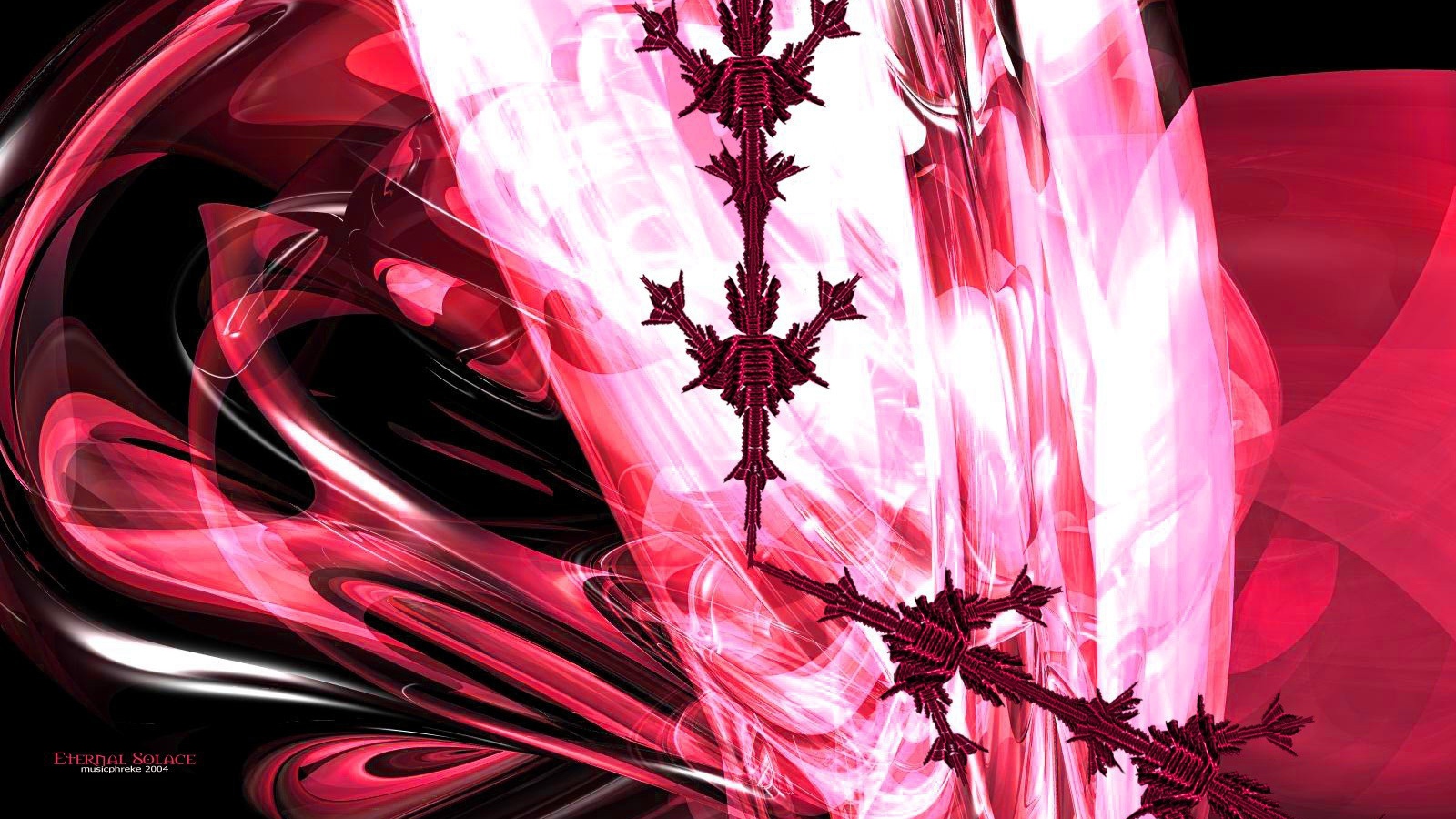 Розовая абстракция